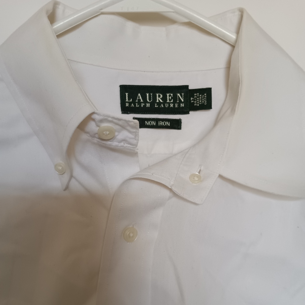 Lauren dress shirt white